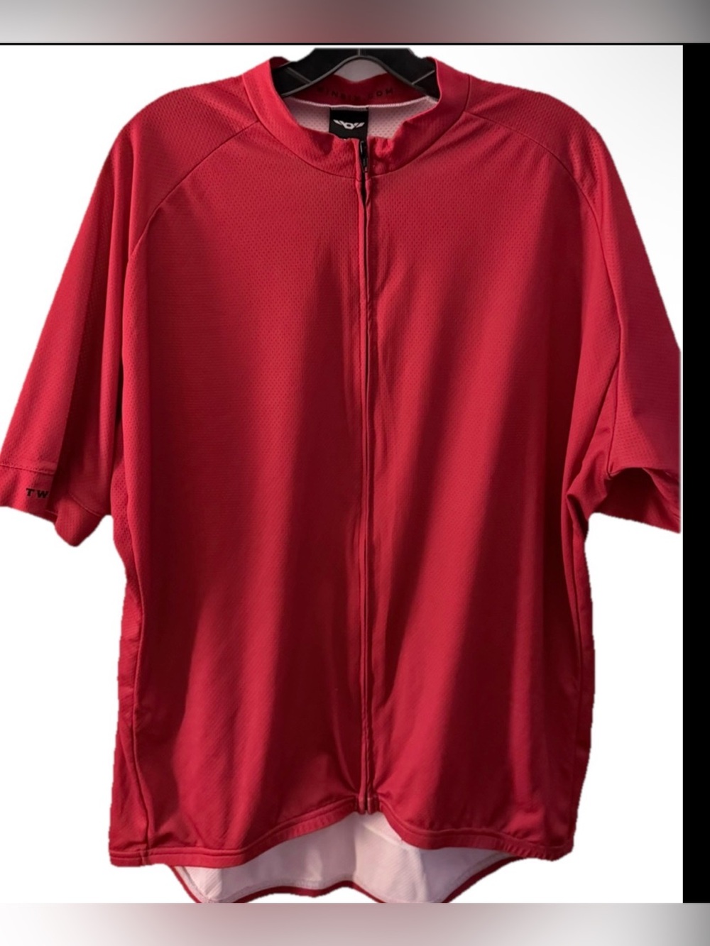 Red Twin Six cycling jersey Size 3XL Men’s Full Zip